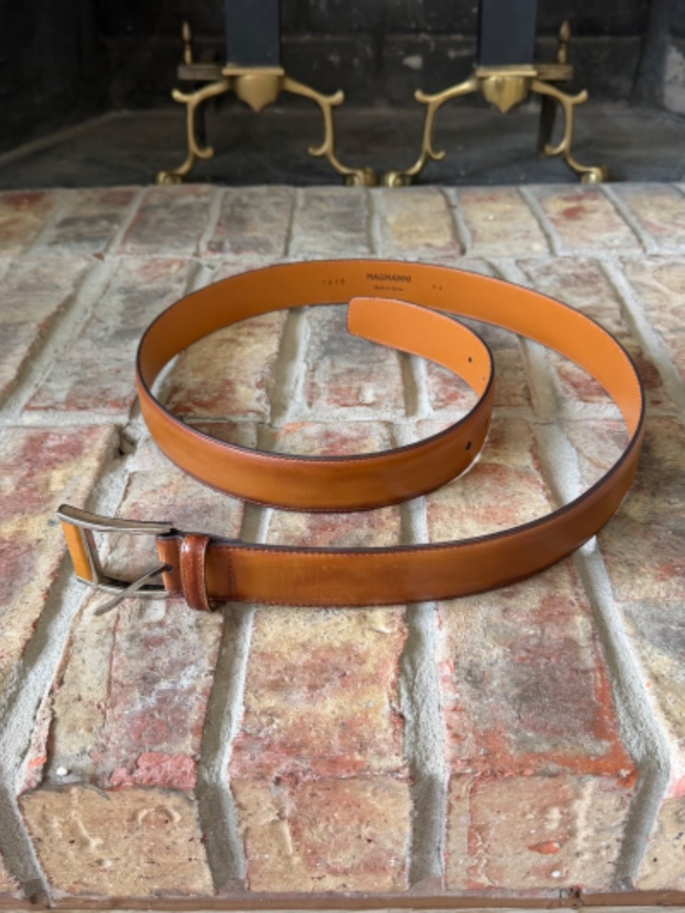 Magnanni Leather Belt 1510 44